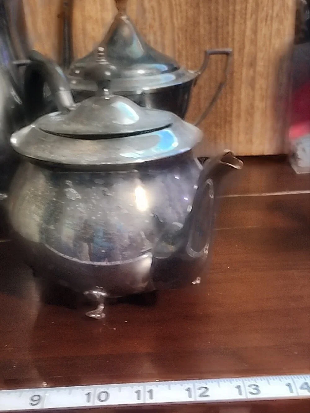 Classic Silver Tea Set - Needs Polished